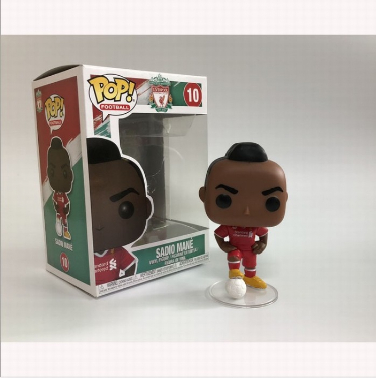 POP 10 Football star Sadio Mané Boxed Figure Decoration 10CM