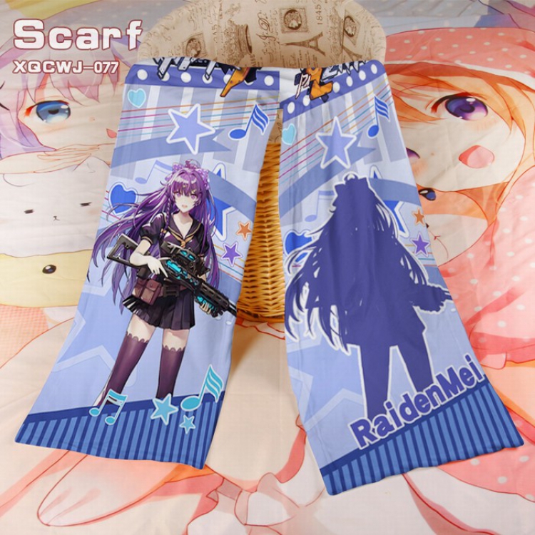 The End of School Full Color Mink cashmere Scarf XQCWJ-077