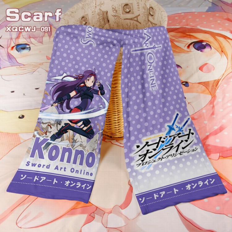 Sword Art Online Full Color Mink cashmere Scarf XQCWJ-091