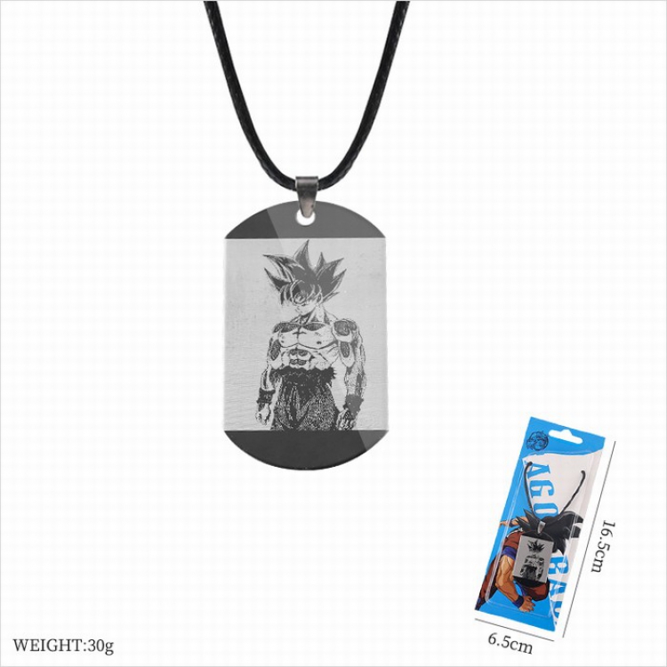 DRAGON BALL Stainless steel black sling necklace price for 5 pcs