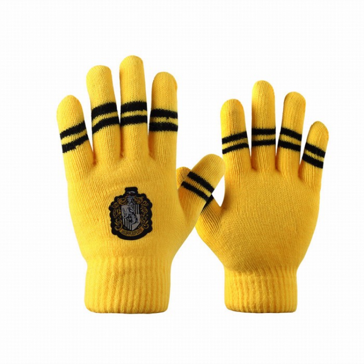 Harry Potter Hufflepuff Knit thick gloves price for 5 pcs