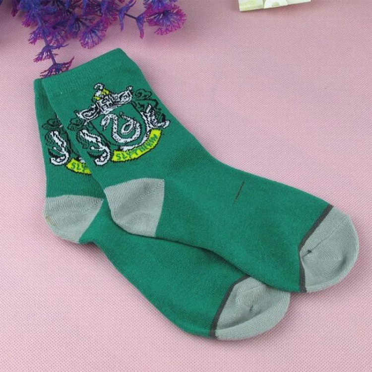 Harry Potter Slytherin green Cotton socks tube socks price for 5 pcs
