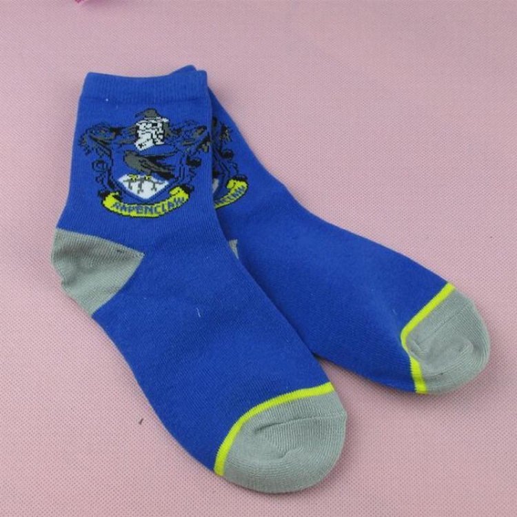 Harry Potter Ravenclaw blue Cotton socks tube socks price for 5 pcs
