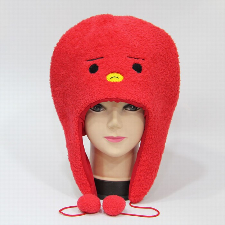 BTS BT21 COSPLAY Plush warm hat 33X22CM style B