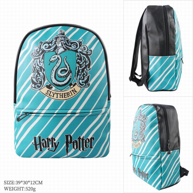 Harry Potter Color full-color leather surface Fashion backpack 39X20X12CM style B