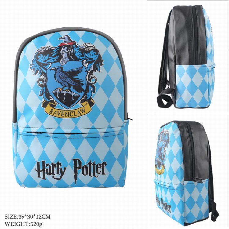 Harry Potter Color full-color leather surface Fashion backpack 39X20X12CM style A