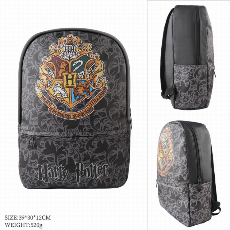 Harry Potter Full color leather Fashion backpack bag Satchel 39X20X12CM
