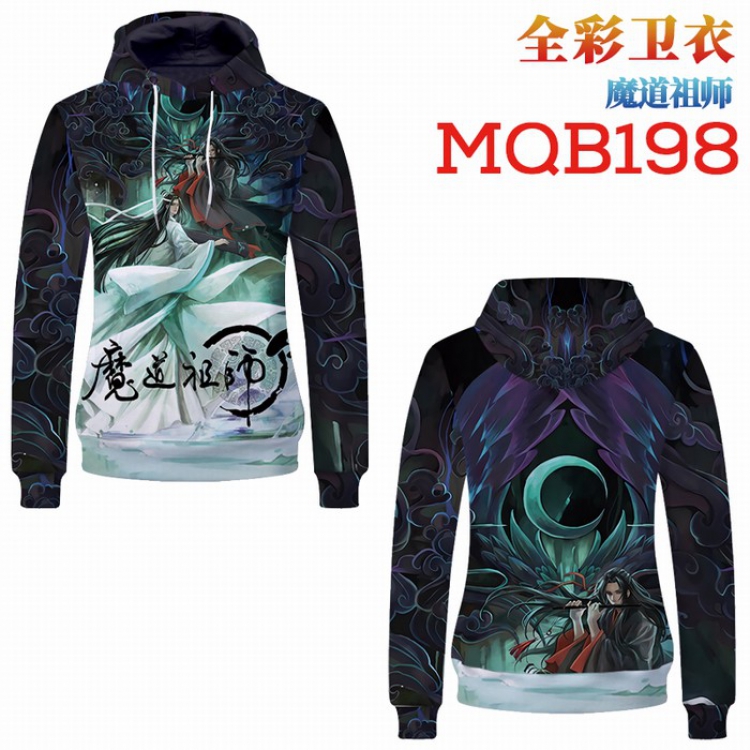 The wizard of the de Full Color Long sleeve Patch pocket Sweatshirt Hoodie 9 sizes from XXS to XXXXL MQB198
