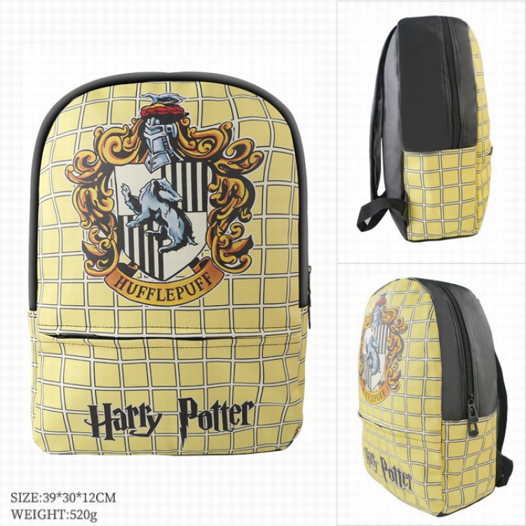 Harry Potter Full color leather fashion backpack Bag 39X20X12CM