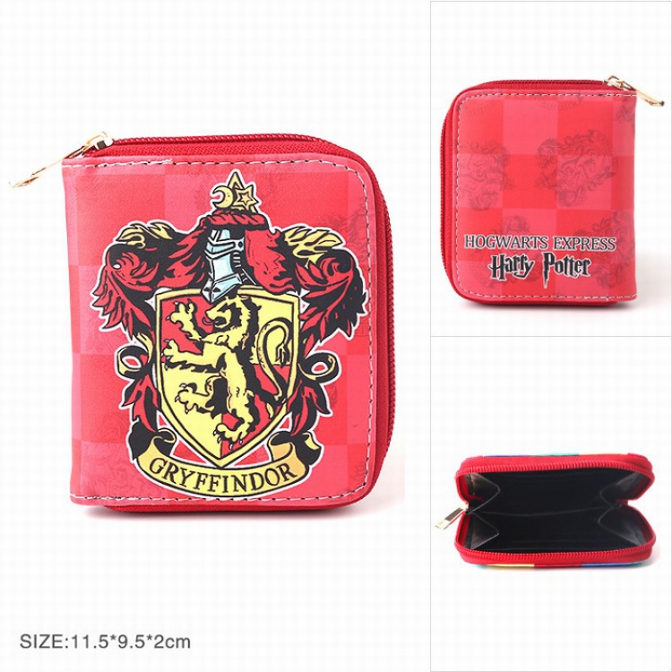 Harry Potter Twill two fold short wallet zipper Purse Style D