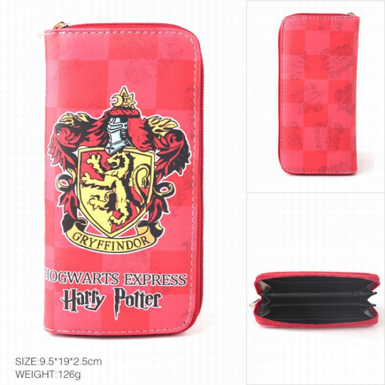 Harry Potter Leather color zipper long wallet Purse Style C