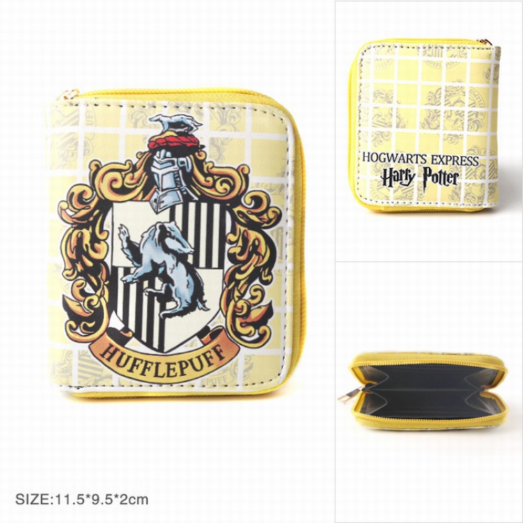 Harry Potter Twill two fold short wallet zipper Purse Style A