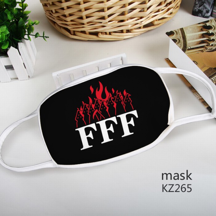 FFF Color printing Space cotton Mask price for 5 pcs KZ265