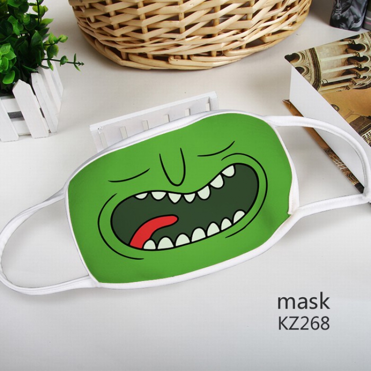 Rick and Morty Color printing Space cotton Mask price for 5 pcs KZ268