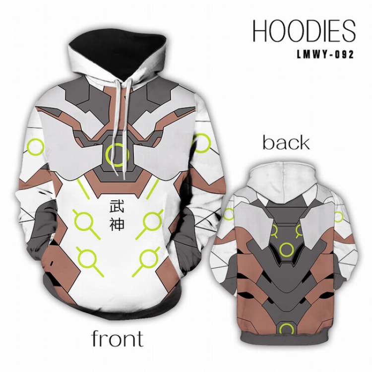 Overwatch Full Color Long sleeve Sweatshirt Hoodie preorder  2 days S M L XL XXL XXXL LMWY092
