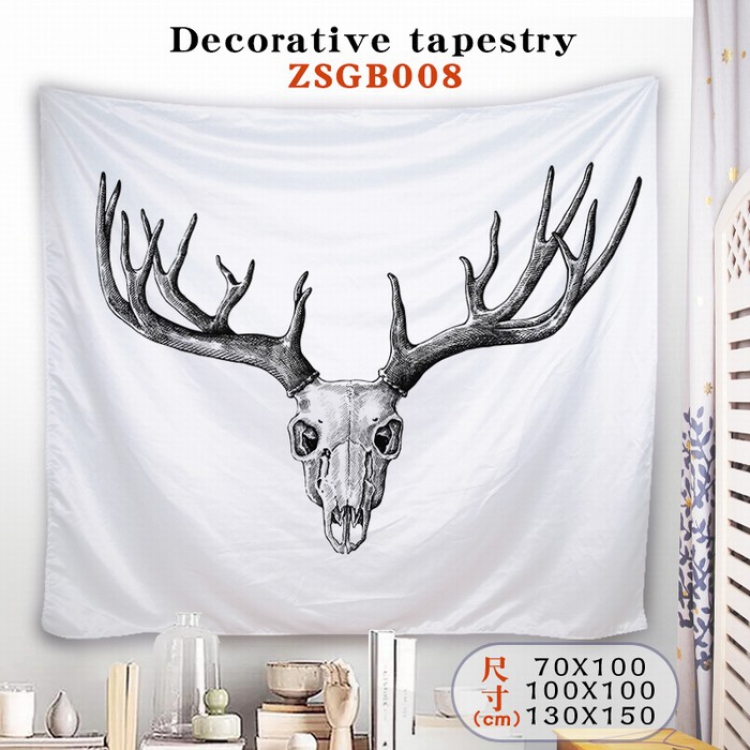 Full-color personalized Hanging cloth Tablecloths Tepestry 100X100CM ZSGB-008