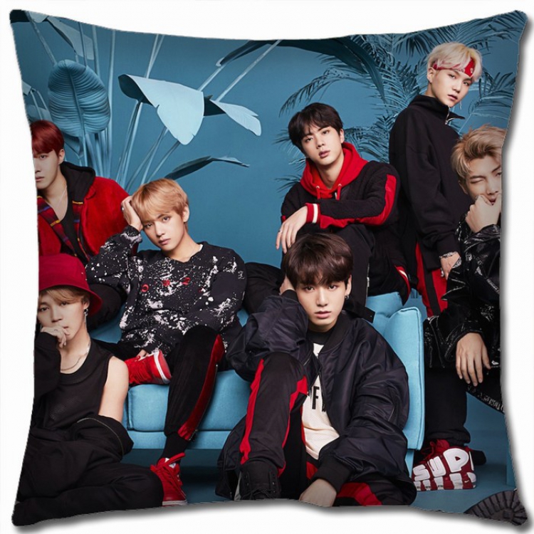 BTS Double-sided Full color Pillow Cushion 45X45CM BTS-50 NO FILLING