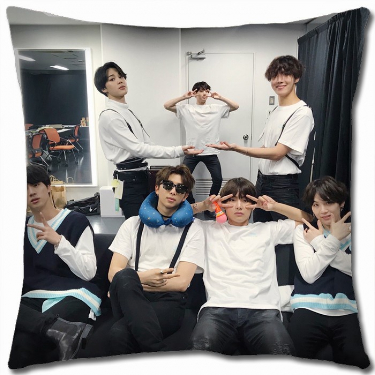 BTS Double-sided Full color Pillow Cushion 45X45CM BTS-57 NO FILLING