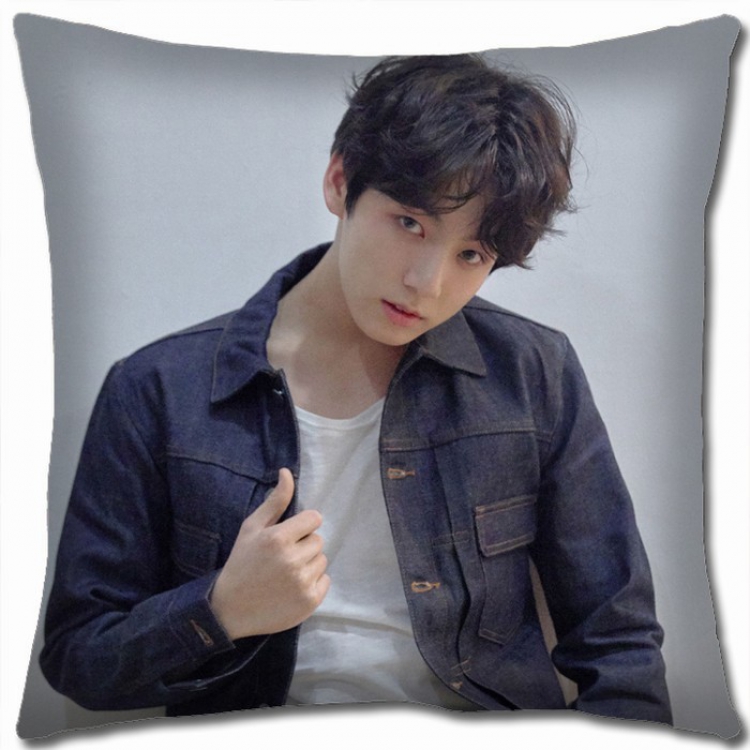 BTS Double-sided Full color Pillow Cushion 45X45CM BTS1-10 NO FILLING