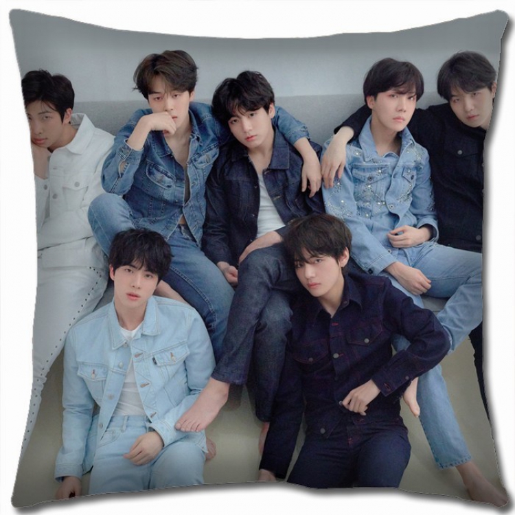 BTS Double-sided Full color Pillow Cushion 45X45CM BTS1-16 NO FILLING
