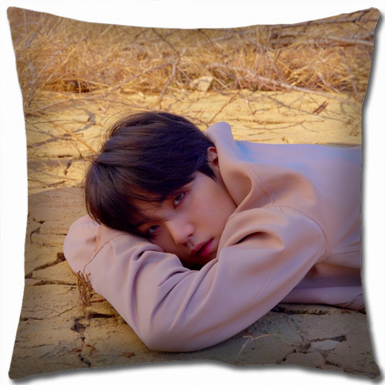 BTS Double-sided Full color Pillow Cushion 45X45CM BTS1-18 NO FILLING