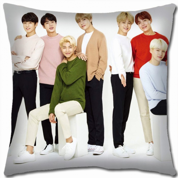 BTS Double-sided Full color Pillow Cushion 45X45CM BTS1-25 NO FILLING