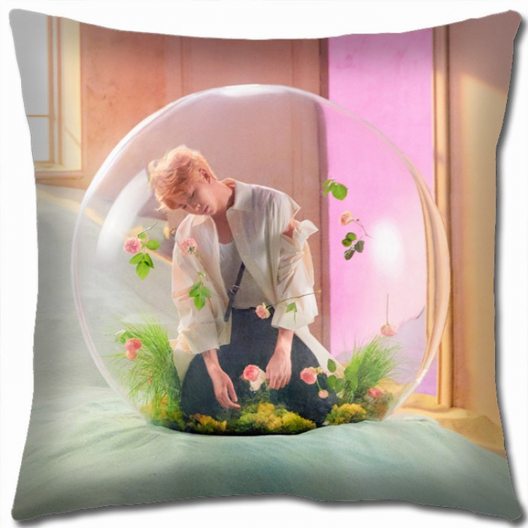 BTS Double-sided Full color Pillow Cushion 45X45CM BTS1-33 NO FILLING