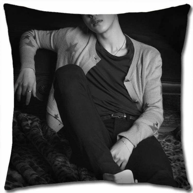 BTS Double-sided Full color Pillow Cushion 45X45CM BTS1-7 NO FILLING