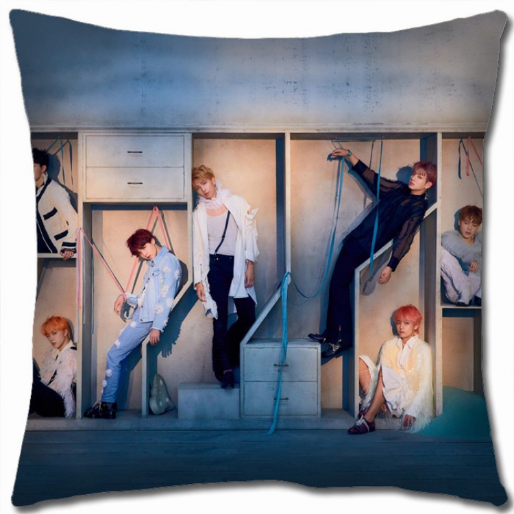 BTS Double-sided Full color Pillow Cushion 45X45CM BTS1-57 NO FILLING