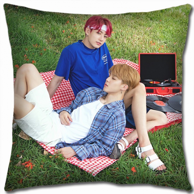 BTS Double-sided Full color Pillow Cushion 45X45CM BTS1-92 NO FILLING