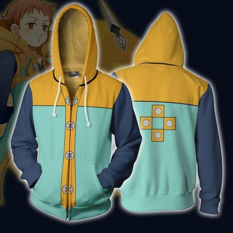 The Seven Deadly Sins Long sleeve Sweatshirt Hoodie price for 2 pcs S-M-L-XL-XXL-3XL-4XL-5XL preorder 3 days