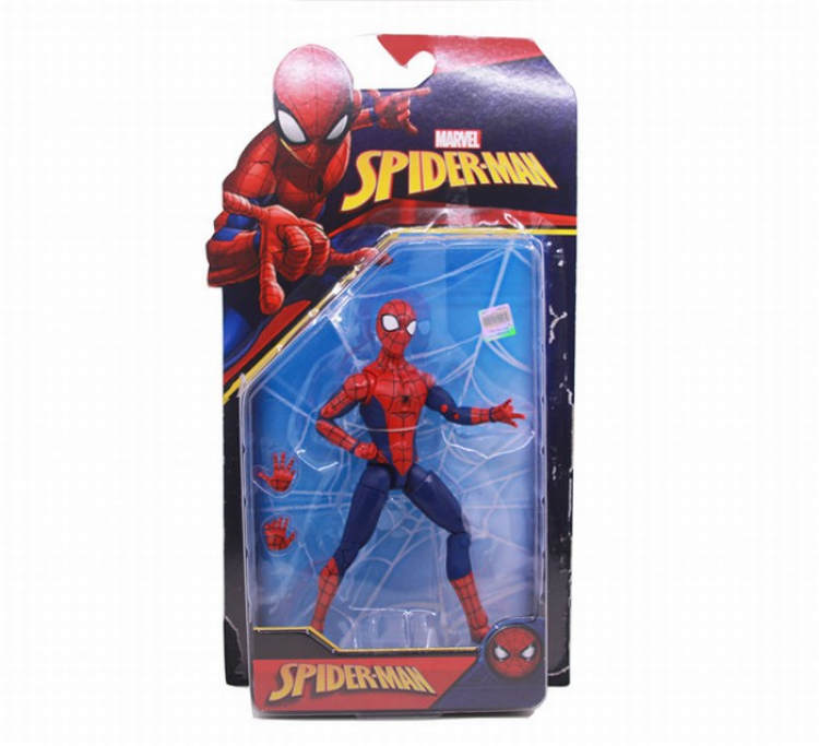 The avengers allianc Spider Man Figure Decoration 0.2KGS 14.5X5X23CM a box of 24