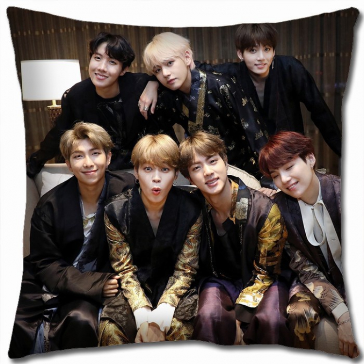 BTS Double-sided full color Pillow Cushion 45X45CM BTS1-123 NO FILLING