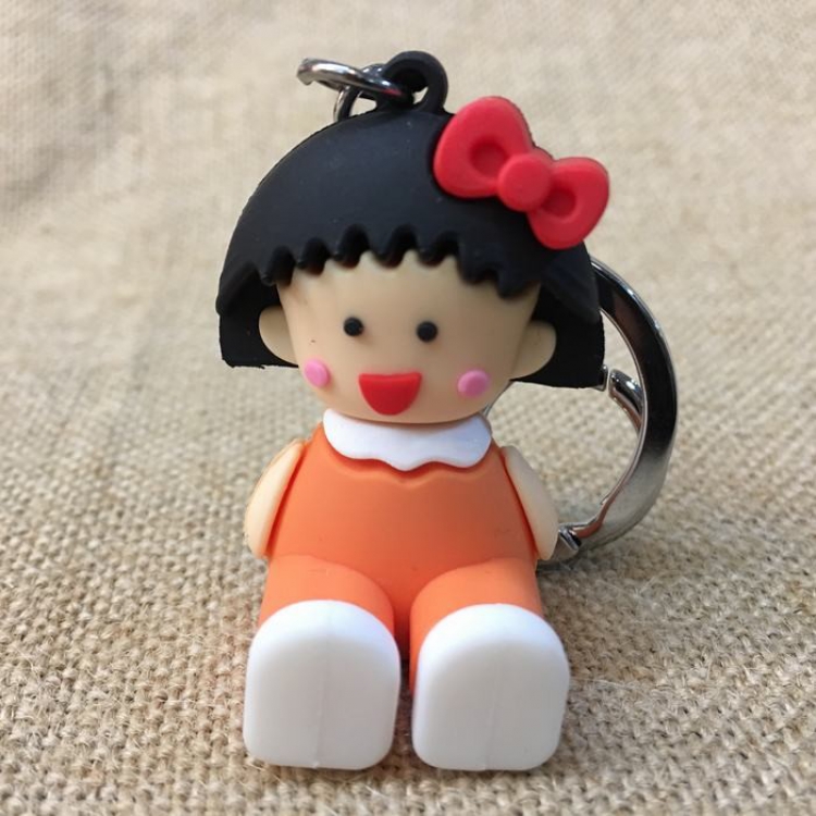 Sakura momoko Cartoon doll Mobile phone holder Key Chain price for 5 pcs
