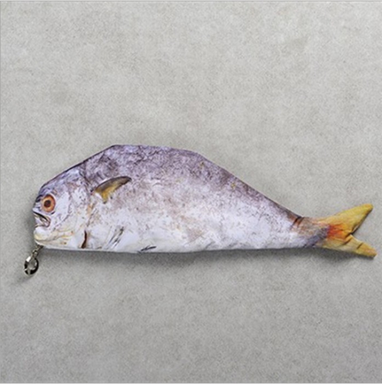 Animal simulation fish Salted fish Pencil Bag price for 3 pcs