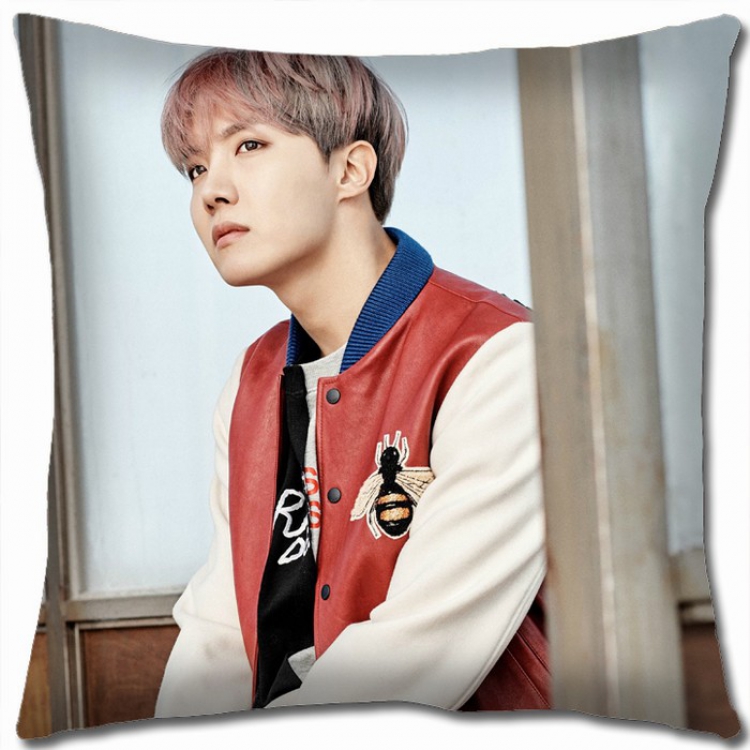 BTS Double-sided full color Pillow Cushion 45X45CM JH-12 NO FILLING