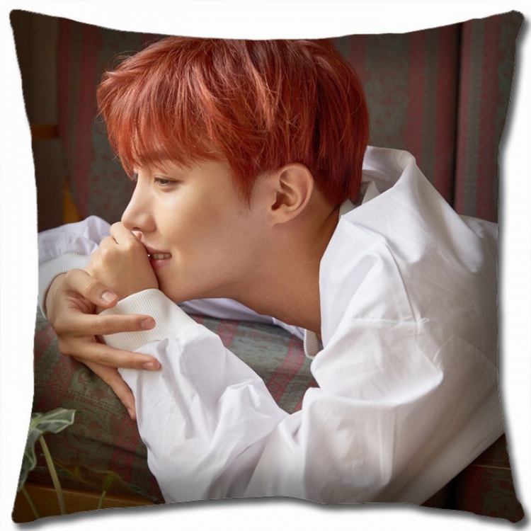 BTS Double-sided full color Pillow Cushion 45X45CM JH-15 NO FILLING
