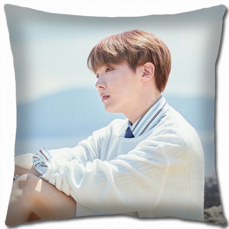 BTS Double-sided full color Pillow Cushion 45X45CM JH-18 NO FILLING