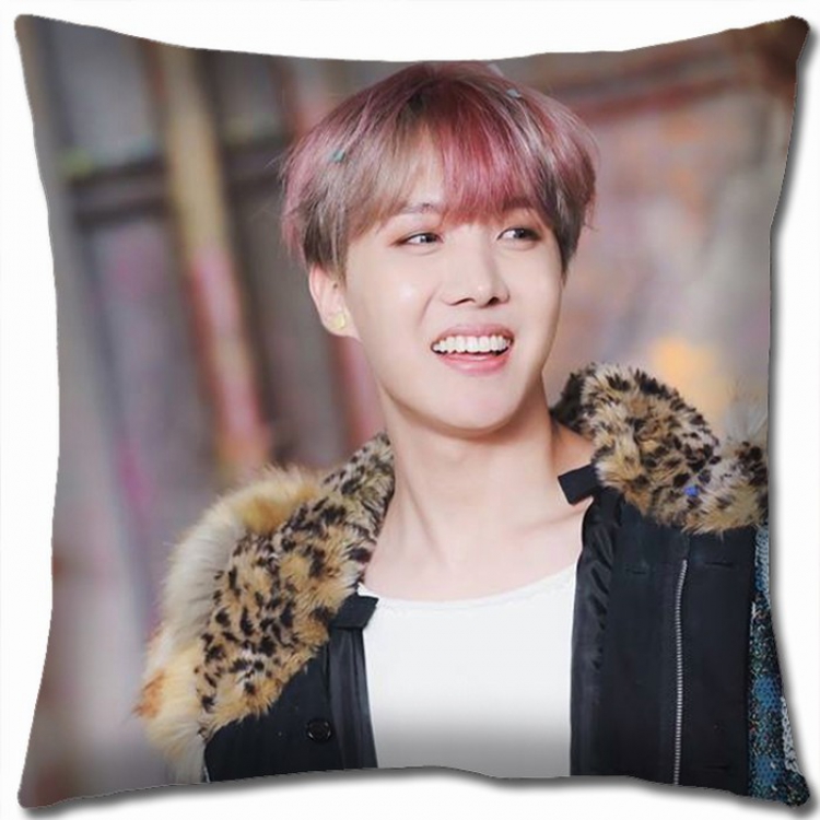 BTS Double-sided full color Pillow Cushion 45X45CM JH-7 NO FILLING
