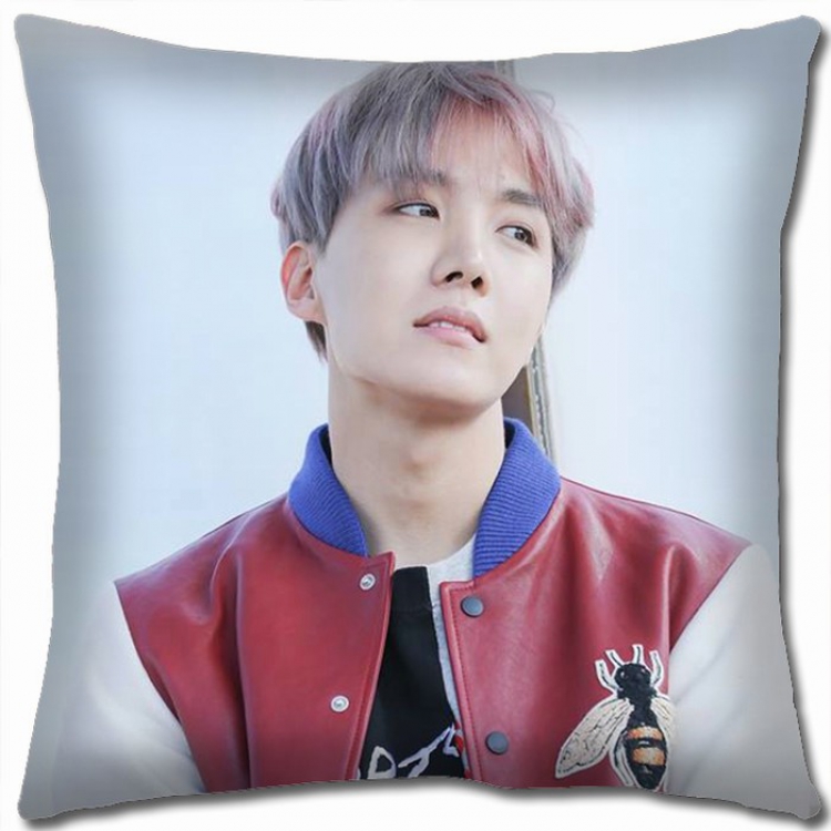 BTS Double-sided full color Pillow Cushion 45X45CM JH-8 NO FILLING