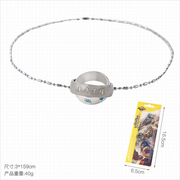 King glory Ring interlocking Necklace pendant price for 5 pcs 3X159CM 40G