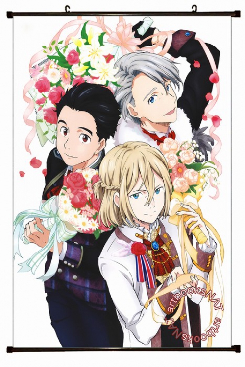 Yuri !!! on Ice Plastic pole cloth painting Wall Scroll 60X90CM preorder 3 days Y15-109 NO FILLING