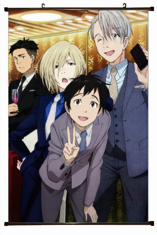 Yuri !!! on Ice Plastic pole cloth painting Wall Scroll 60X90CM preorder 3 days Y15-2 NO FILLING