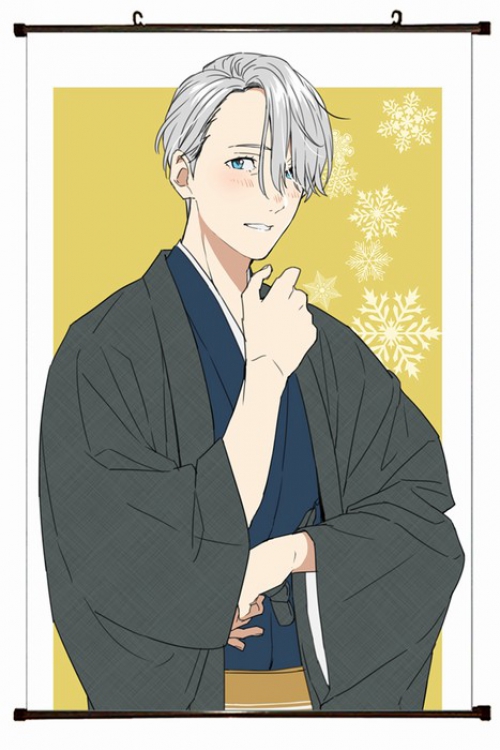 Yuri !!! on Ice Plastic pole cloth painting Wall Scroll 60X90CM preorder 3 days Y15-33 NO FILLING