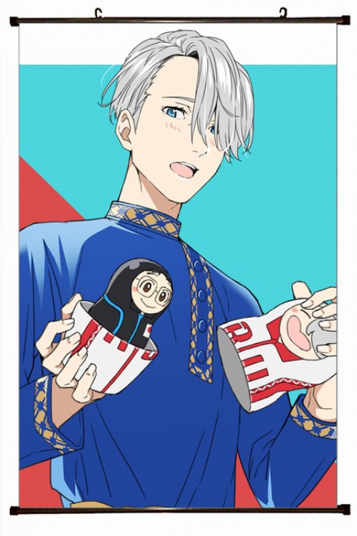 Yuri !!! on Ice Plastic pole cloth painting Wall Scroll 60X90CM preorder 3 days Y15-56 NO FILLING