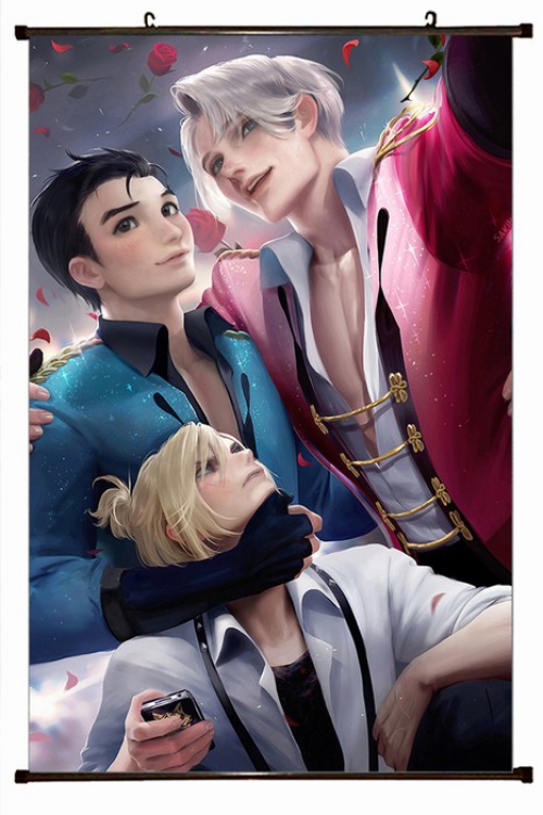 Yuri !!! on Ice Plastic pole cloth painting Wall Scroll 60X90CM preorder 3 days Y15-70 NO FILLING