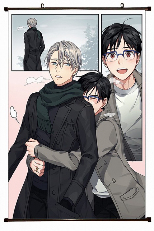 Yuri !!! on Ice Plastic pole cloth painting Wall Scroll 60X90CM preorder 3 days Y15-84 NO FILLING