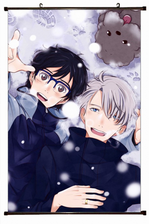 Yuri !!! on Ice Plastic pole cloth painting Wall Scroll 60X90CM preorder 3 days Y15-83 NO FILLING