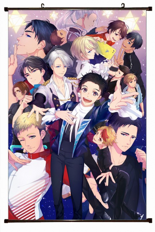 Yuri !!! on Ice Plastic pole cloth painting Wall Scroll 60X90CM preorder 3 days Y15-91 NO FILLING