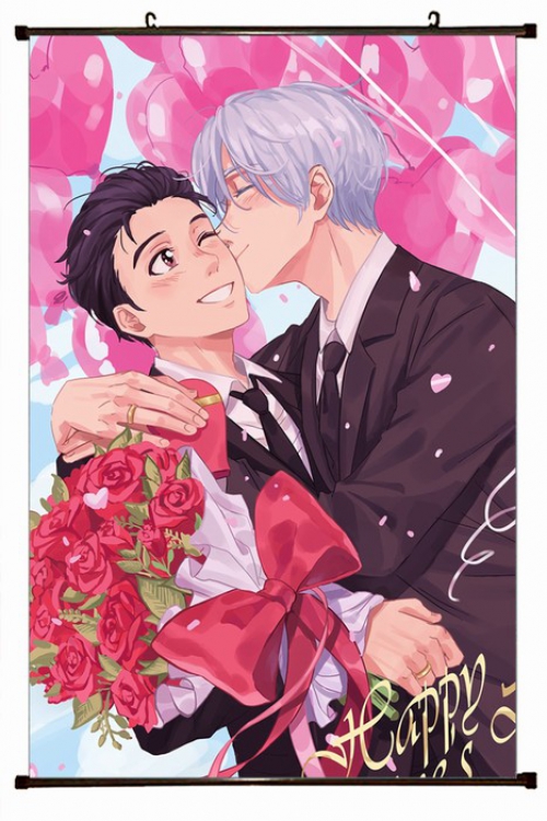 Yuri !!! on Ice Plastic pole cloth painting Wall Scroll 60X90CM preorder 3 days Y15-93 NO FILLING